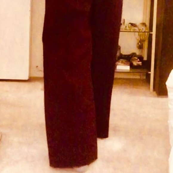 7TH AVENUE PANT - WIDE LEG - BURGUNDY STRETCH 8 - Picture 6 of 8